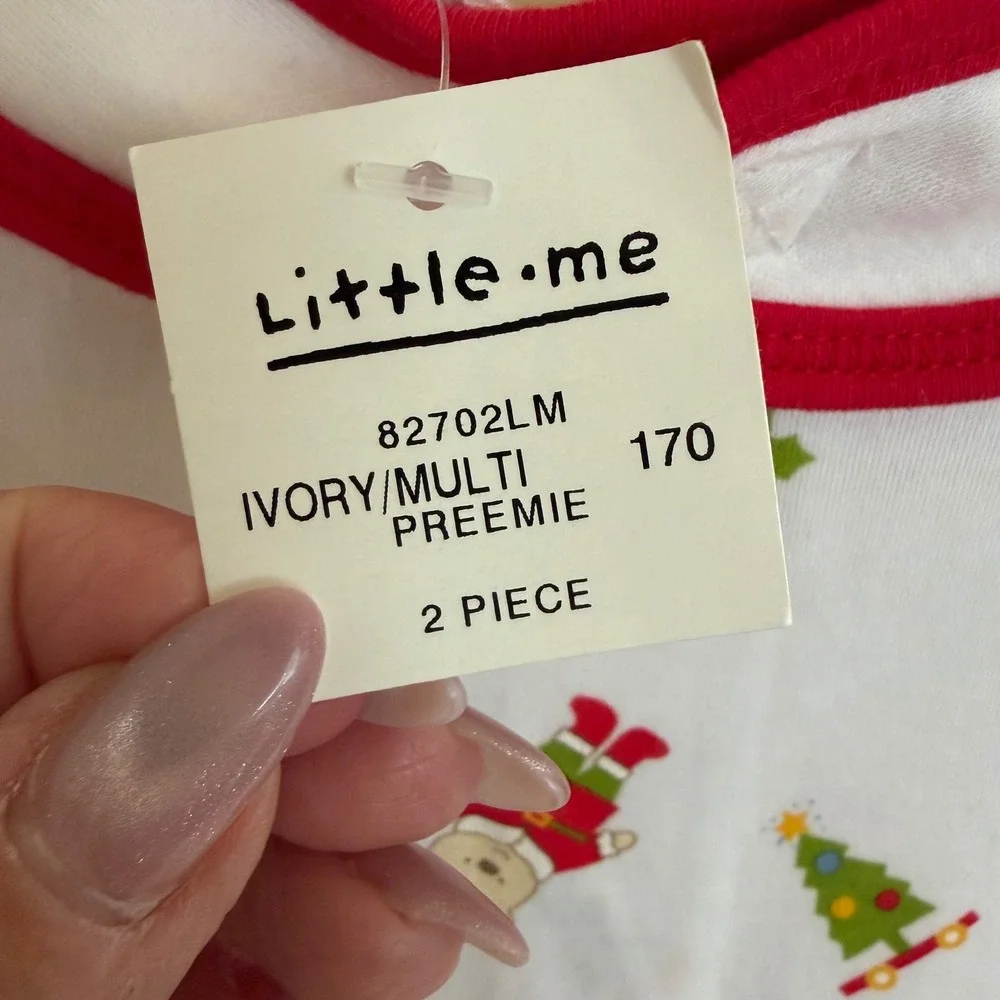 Little Me cotton footie